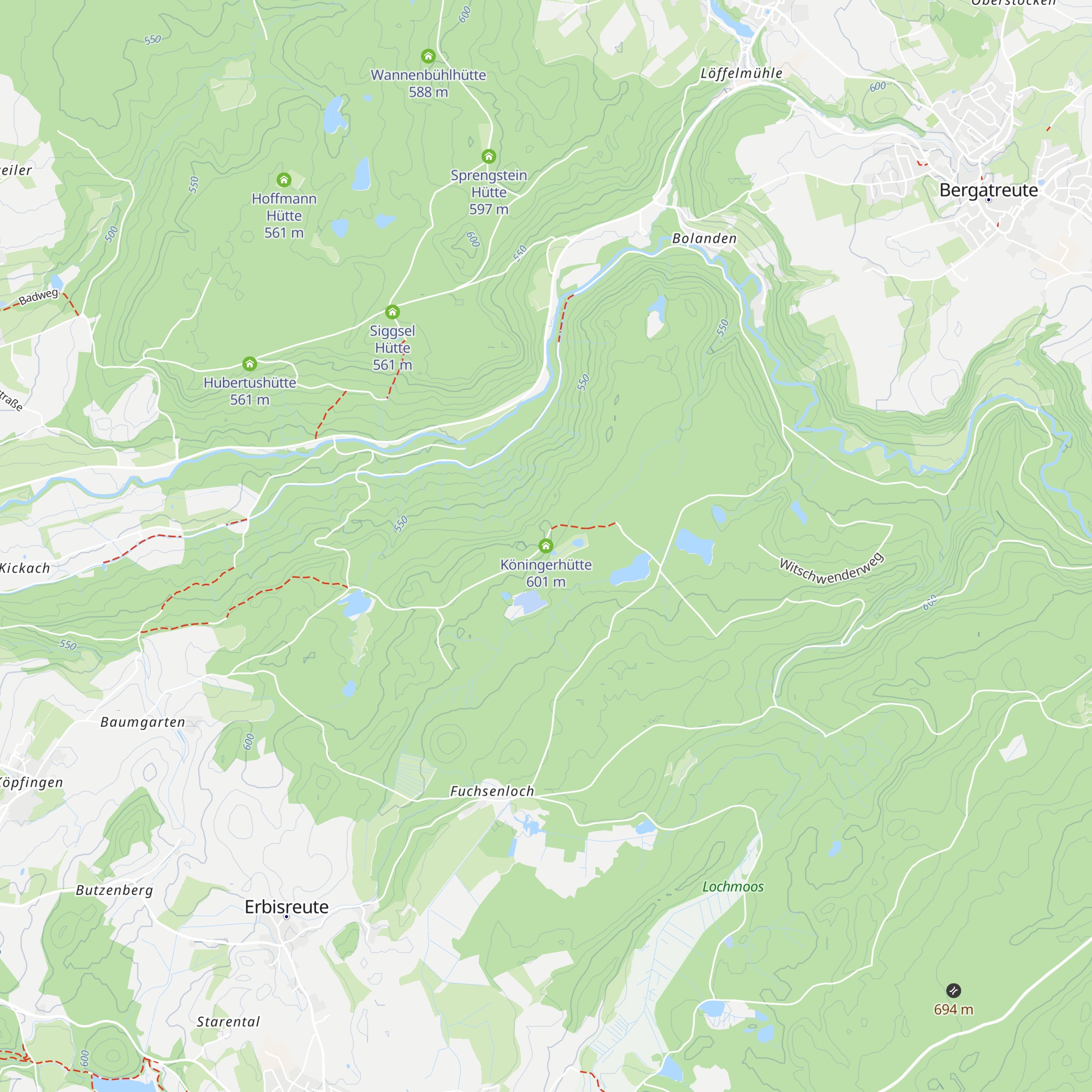 Köningerhütte map