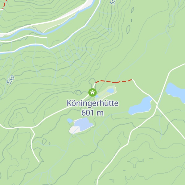 Map of Köningerhütte