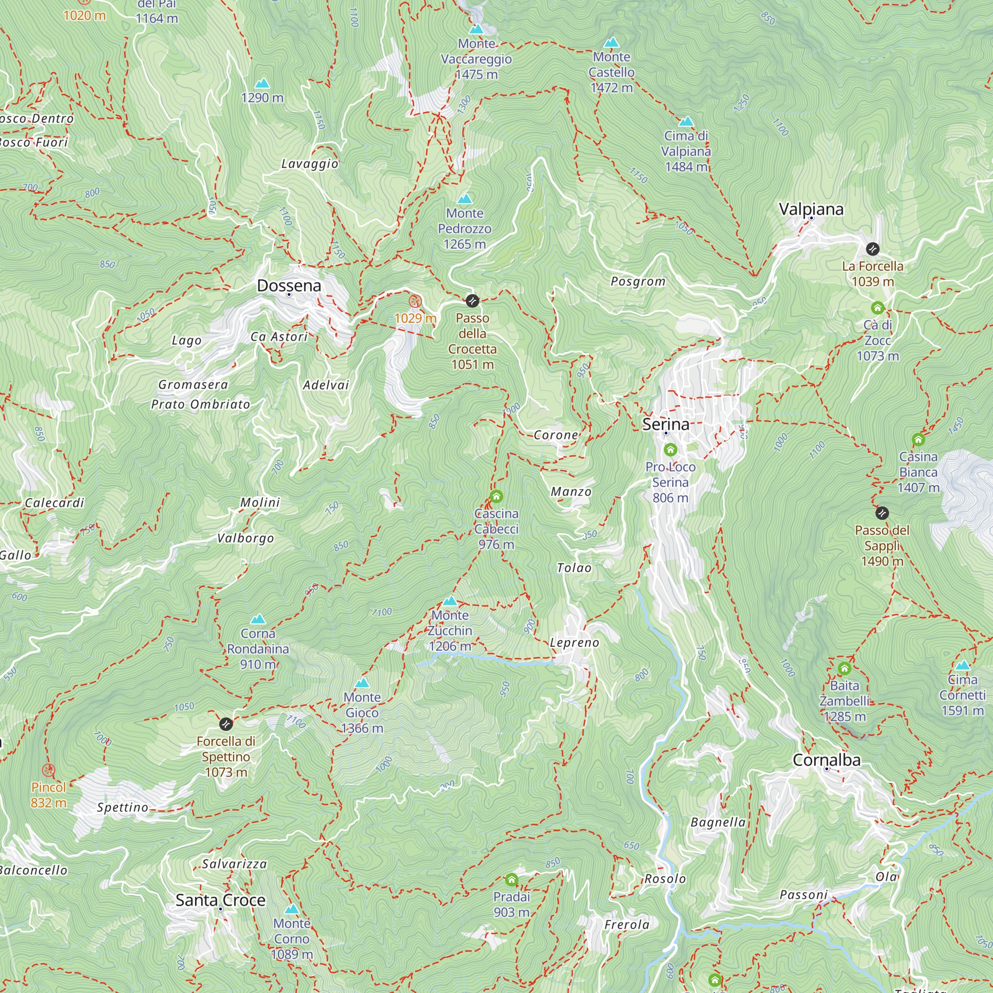 Cascina Cabecci map