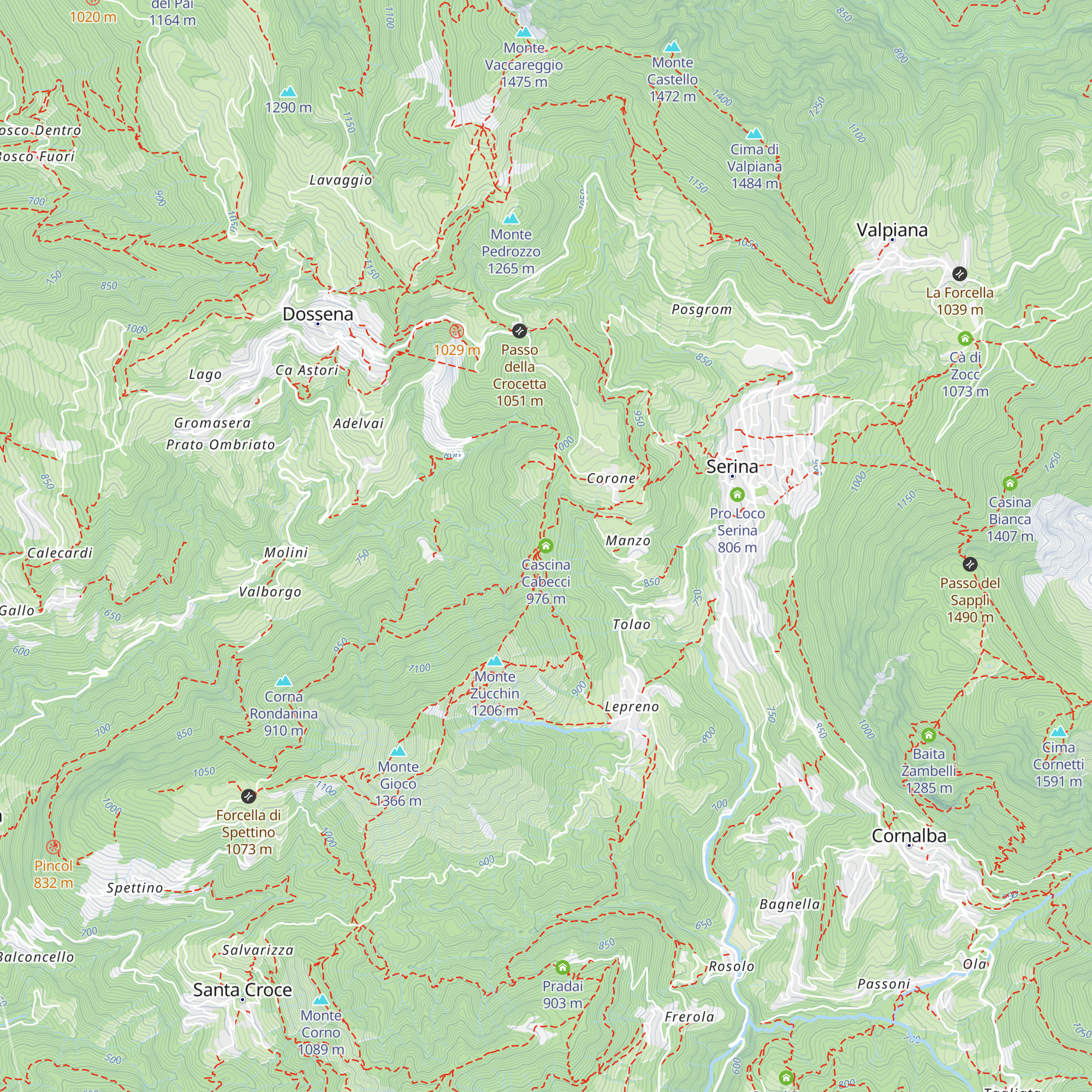 Cascina Cabecci map
