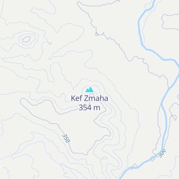 Map of Kef Zmaha