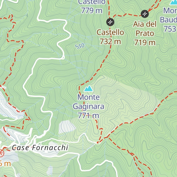 Map of Monte Gaginara