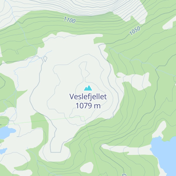 Map of Veslefjellet
