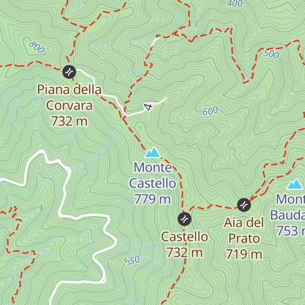 Map of Monte Castello