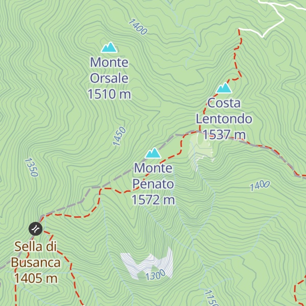 Map of Monte Penato