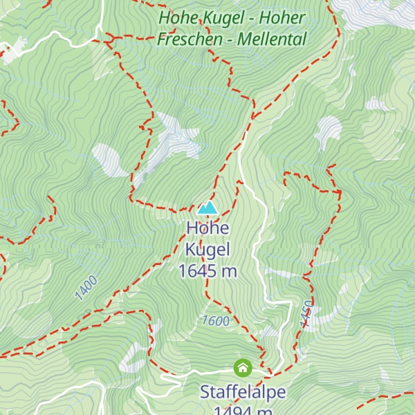 Map of Hohe Kugel