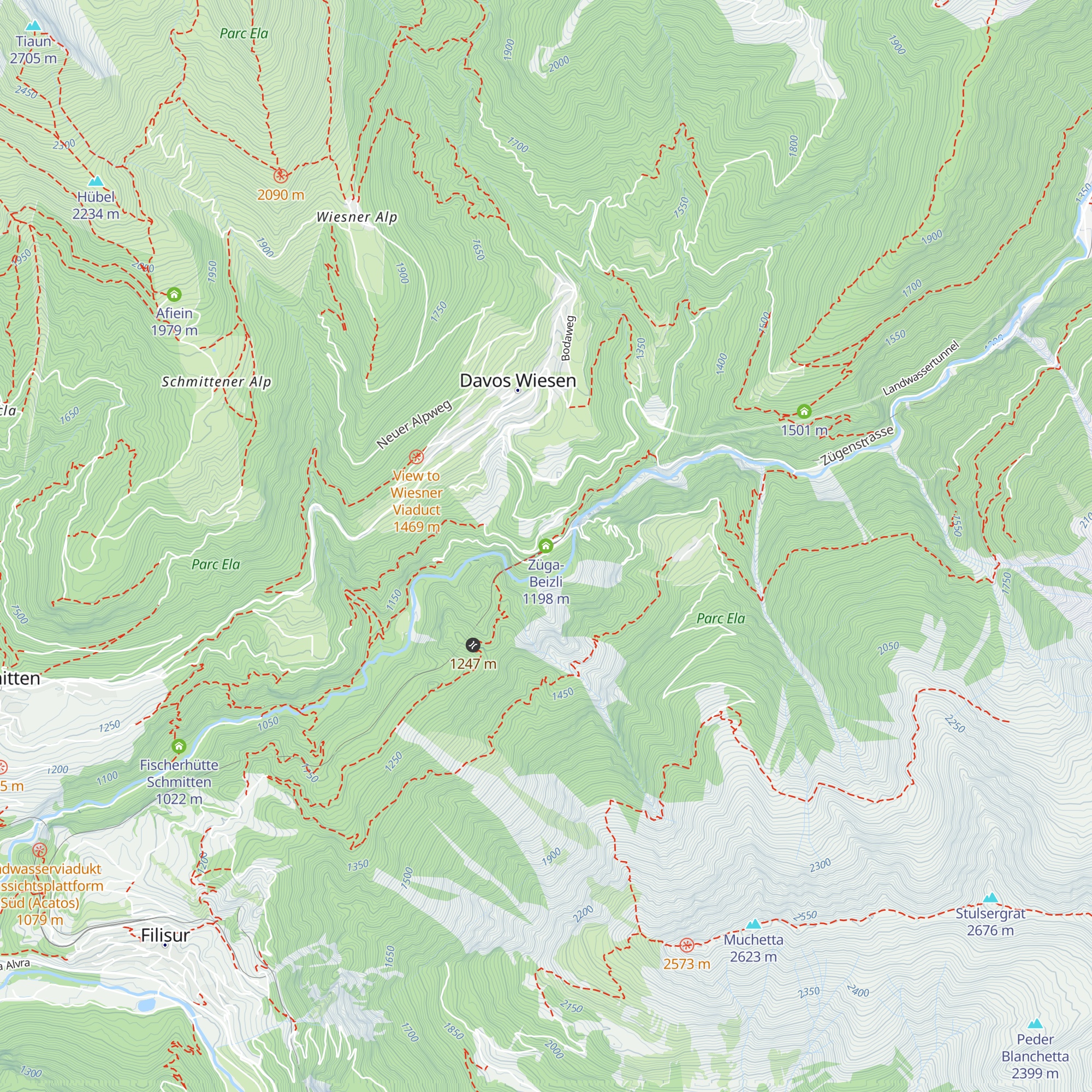 Züga-Beizli map
