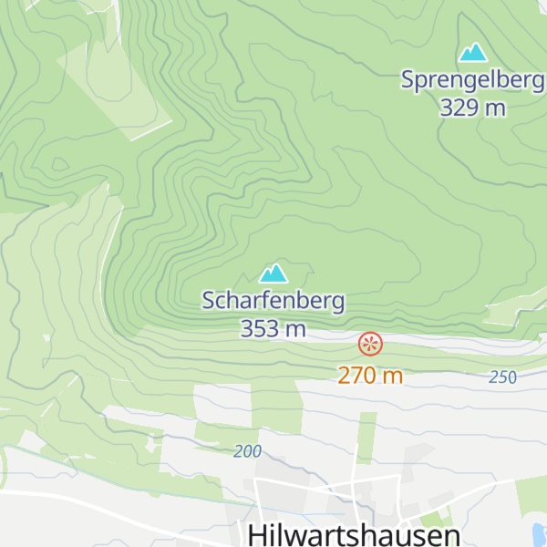 Map of Scharfenberg