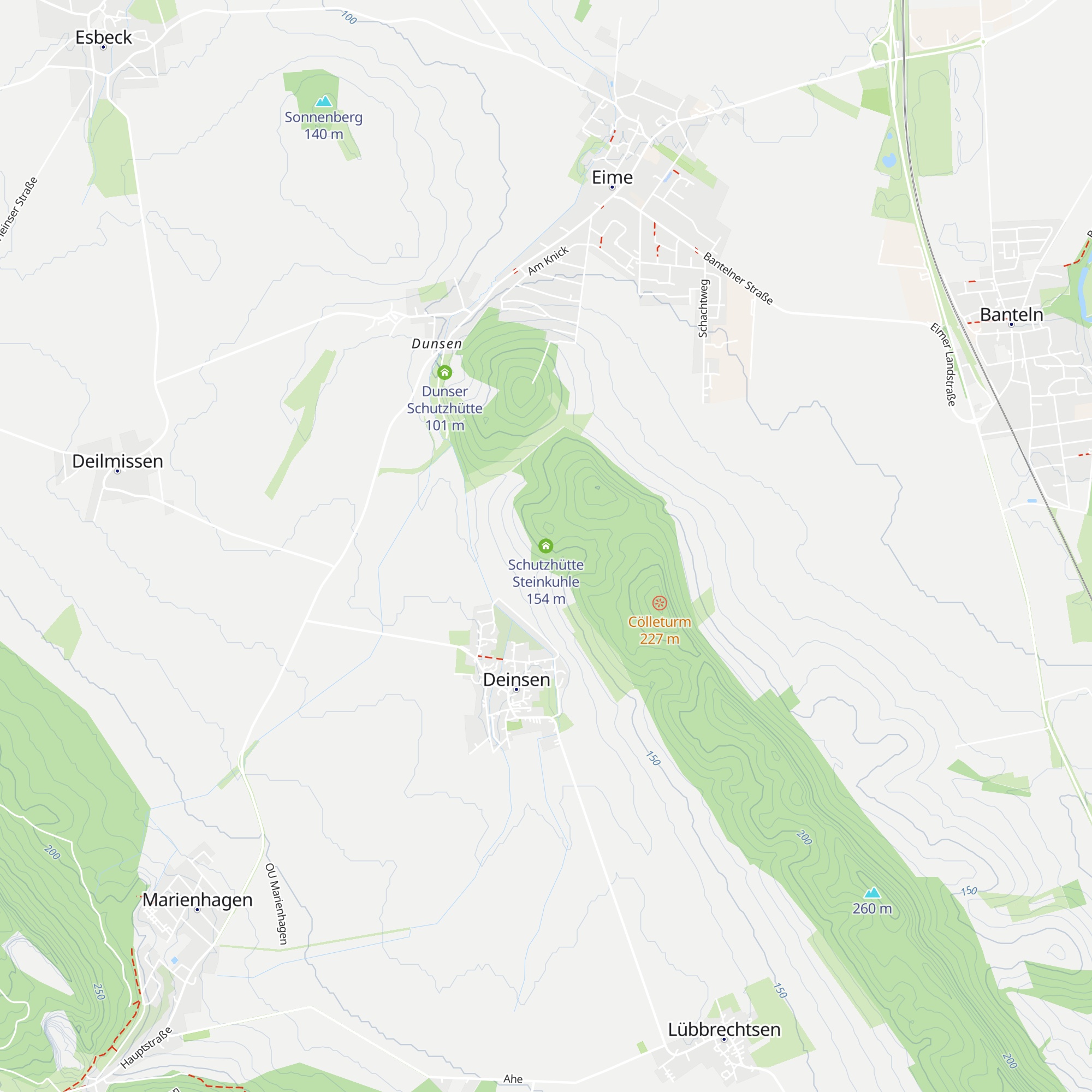 Schutzhütte Steinkuhle map