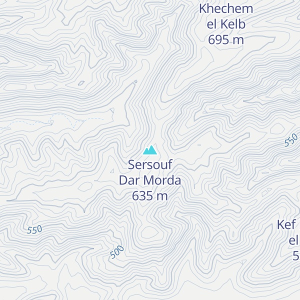 Map of Sersouf Dar Morda