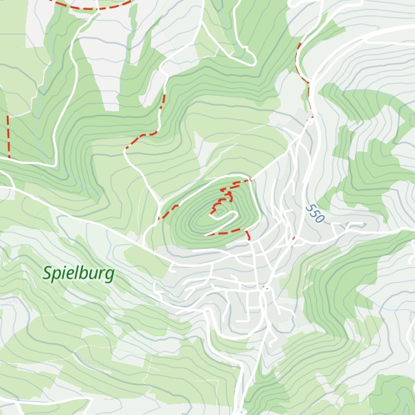 Map of Hohenstaufen
