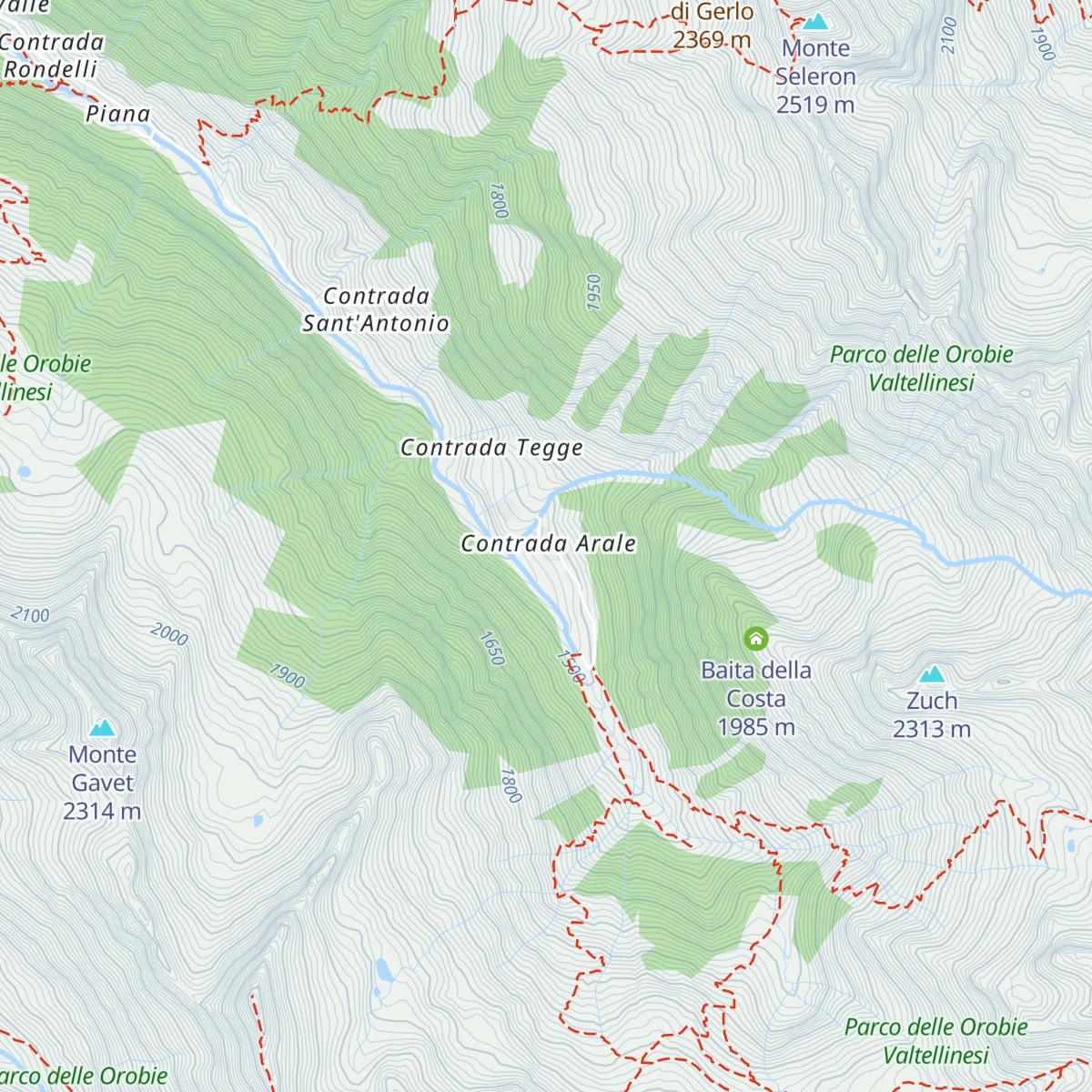 Rifugio Il Pirata map