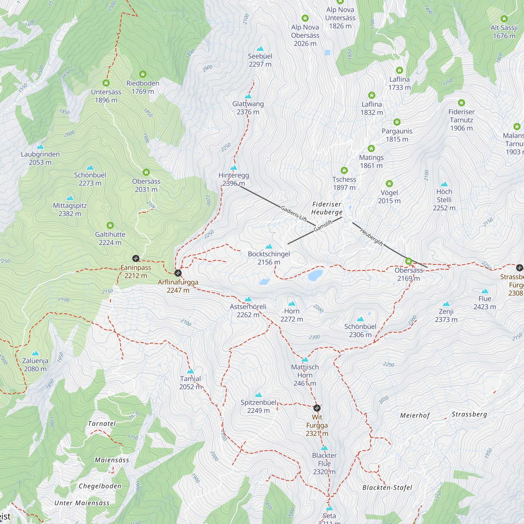 Clun map