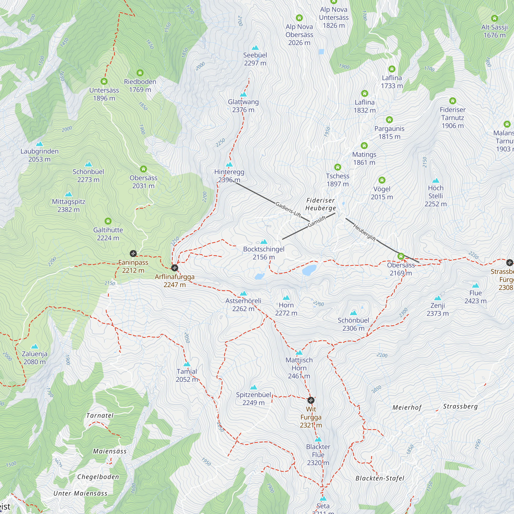 Clun map