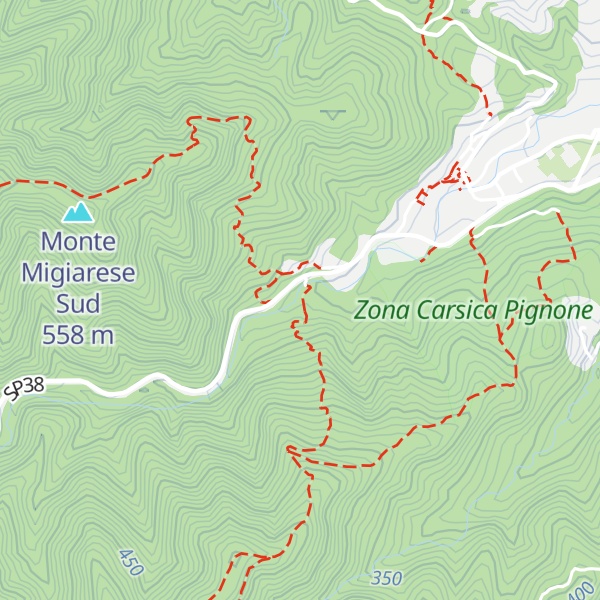 Map of Rifugio Mulino Calzetta