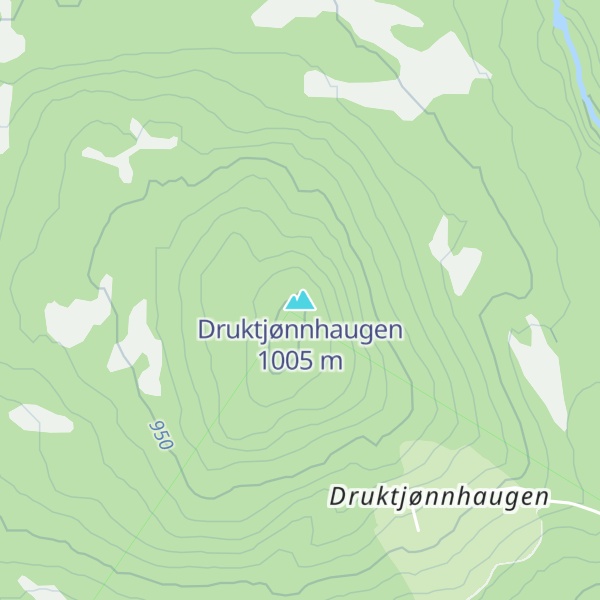 Map of Druktjønnhaugen