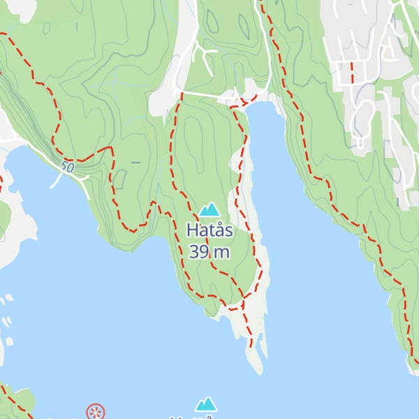Map of Hatås