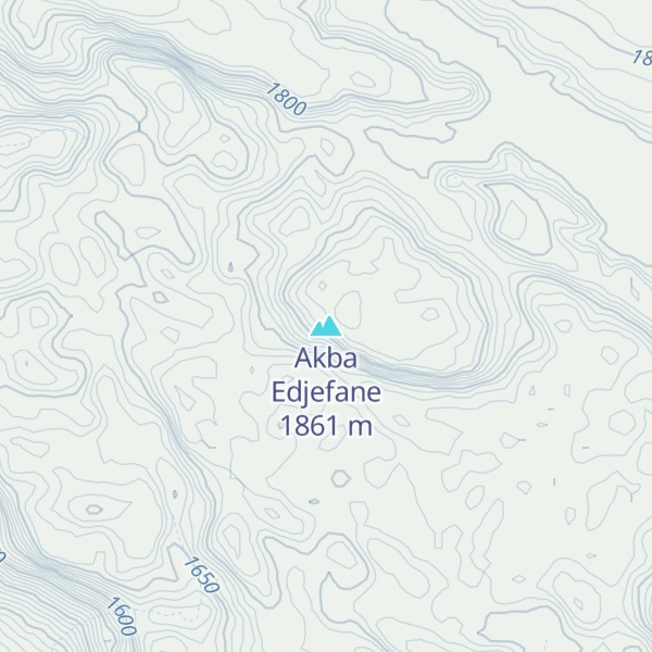 Map of Akba Edjefane