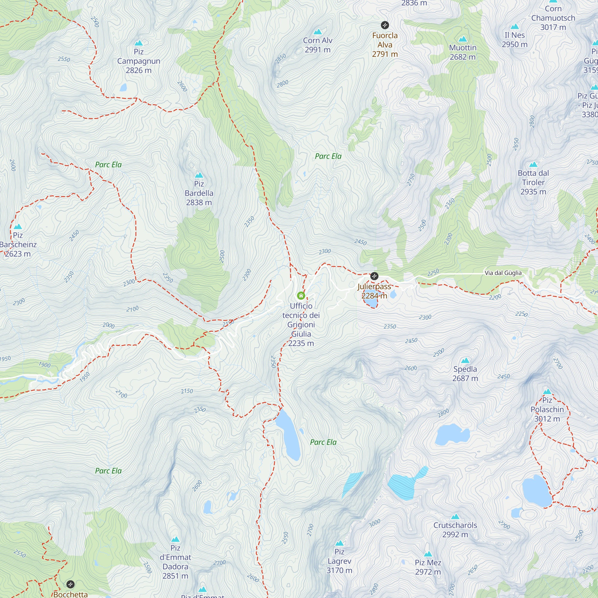 Ospizio La Veduta map