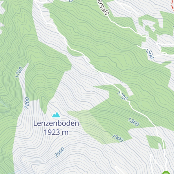 Map of Alp Larein Untersäss