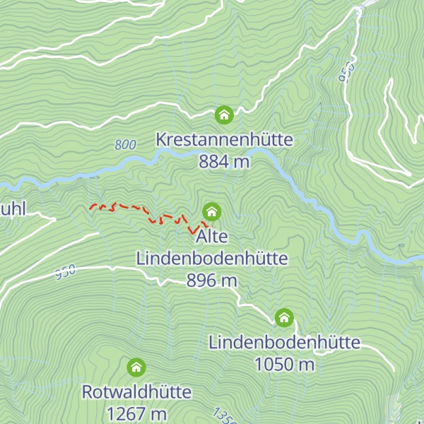 Map of Alte Lindenbodenhütte