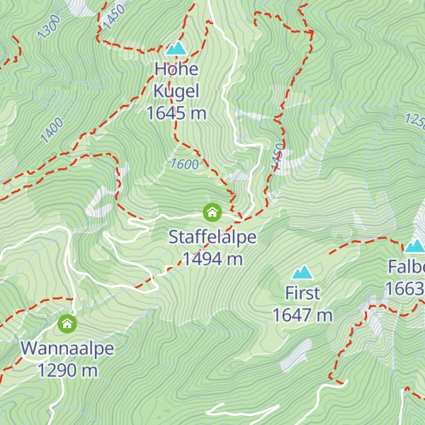 Map of Staffelalpe