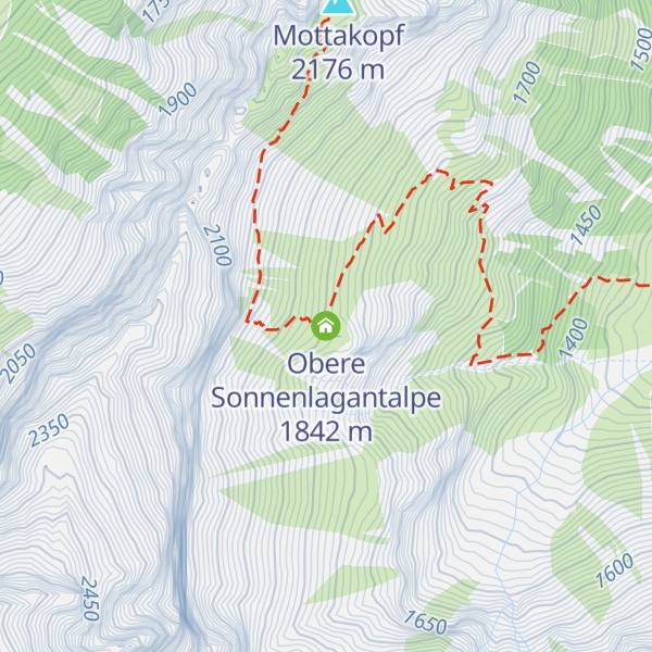 Map of Obere Sonnenlagantalpe