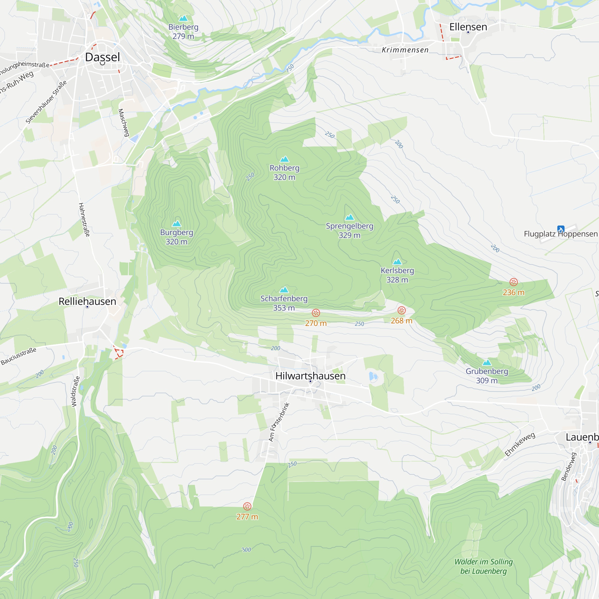 Sängerhütte map