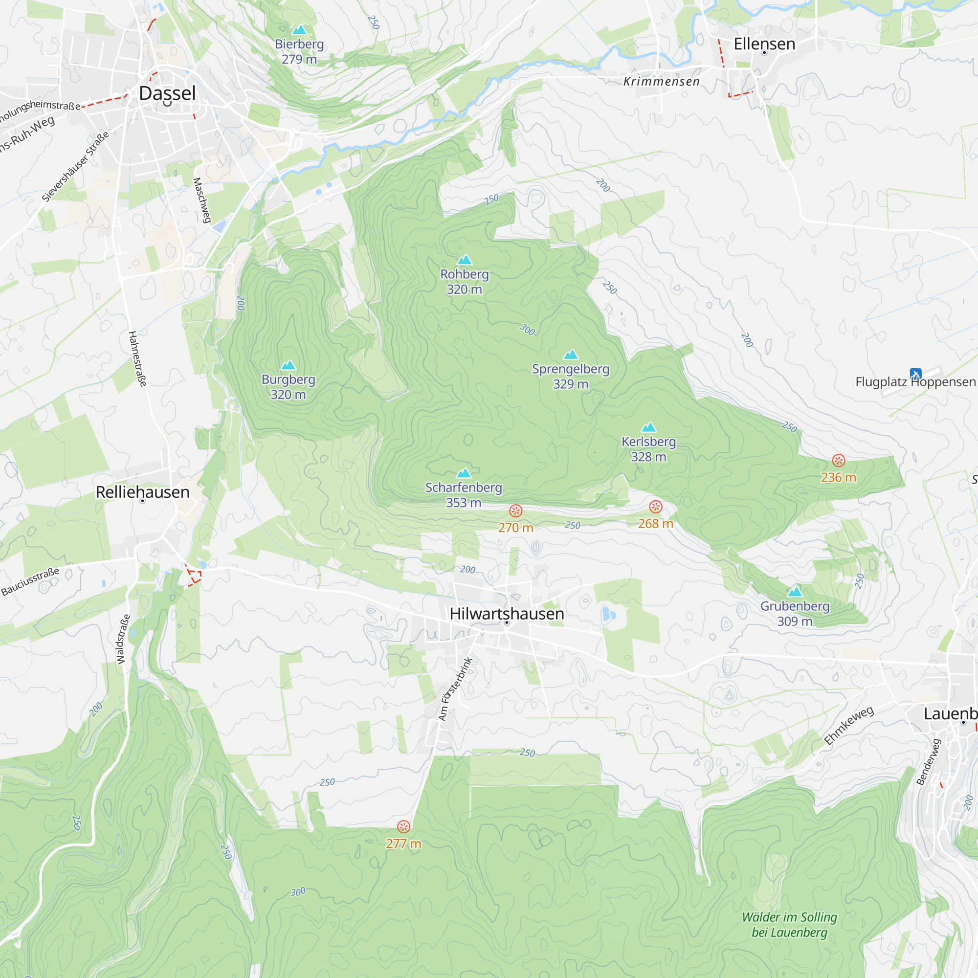 Sängerhütte map