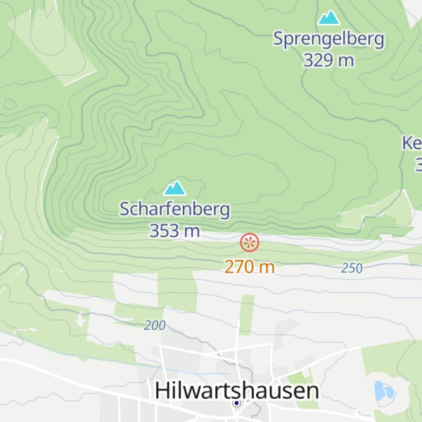 Map of Sängerhütte