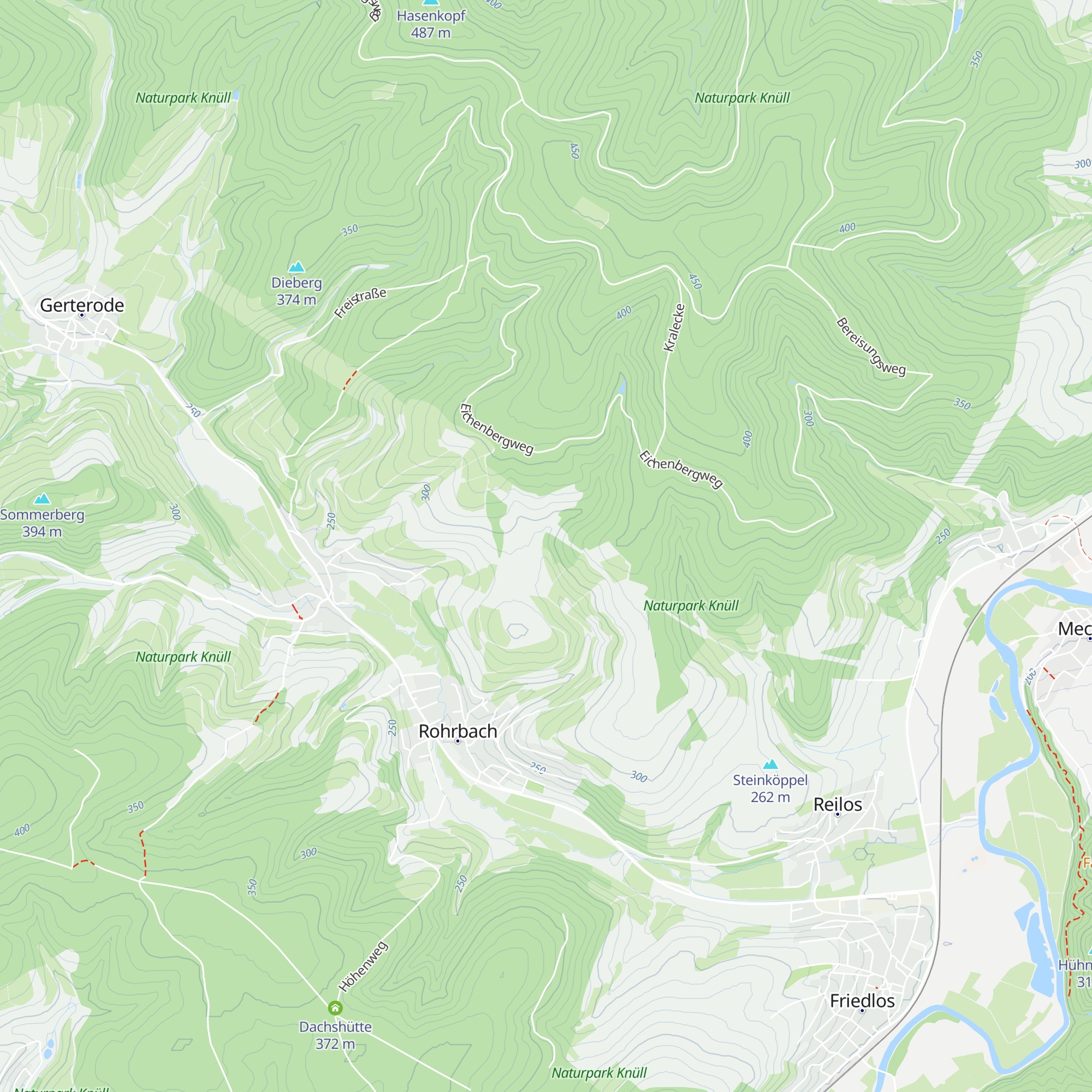 Eichen-Schutzhütte map