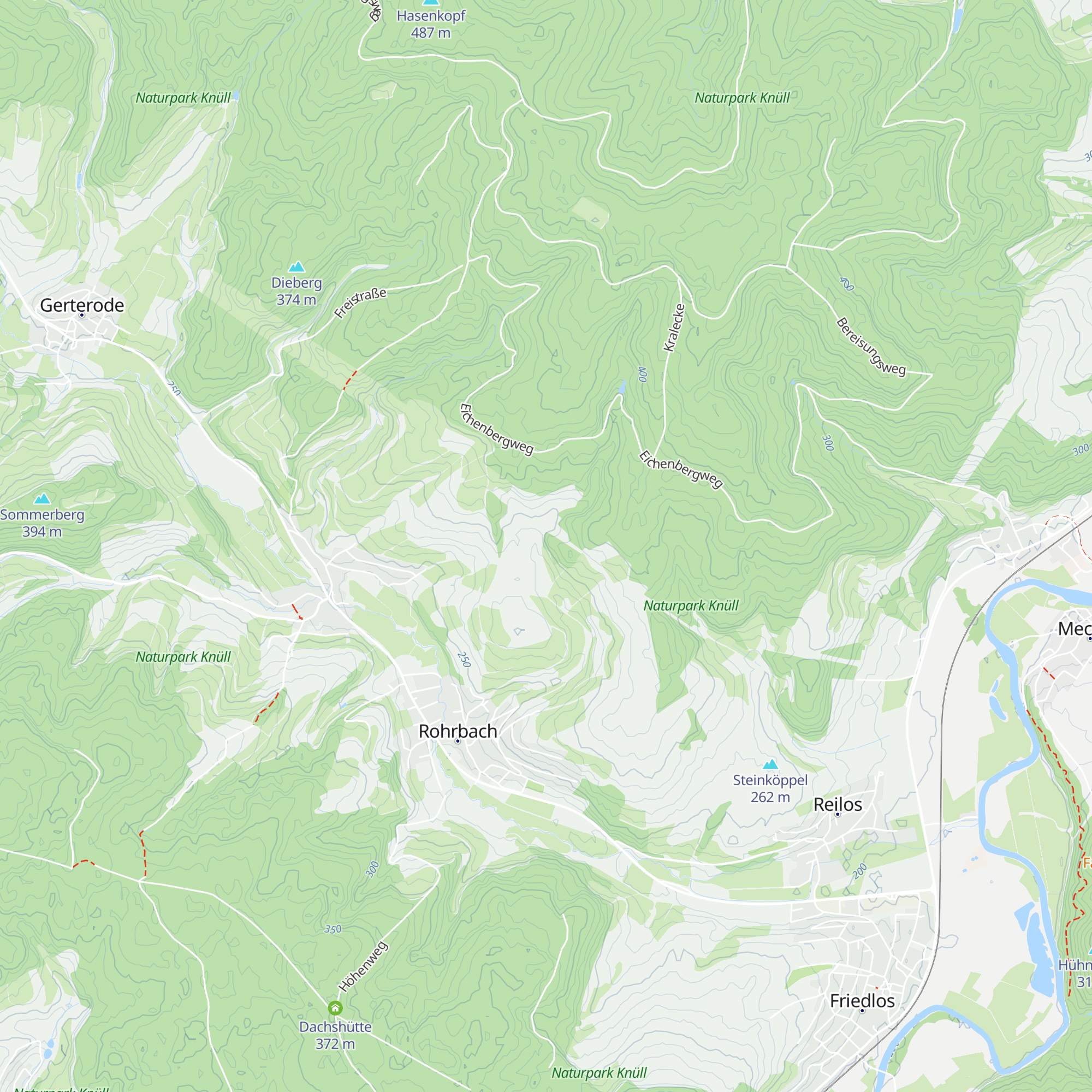 Eichen-Schutzhütte map