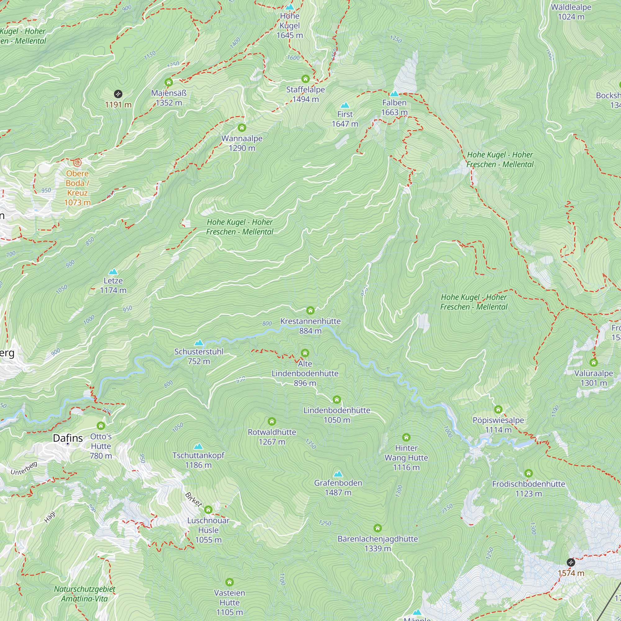 Krestannenhütte map