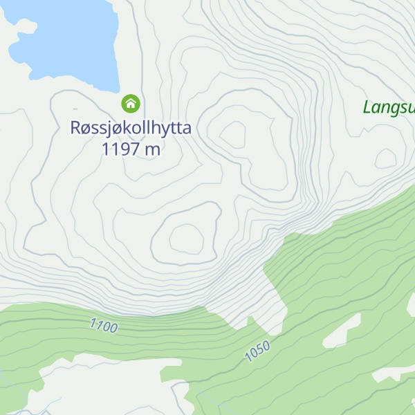 Map of Røssjøkollan