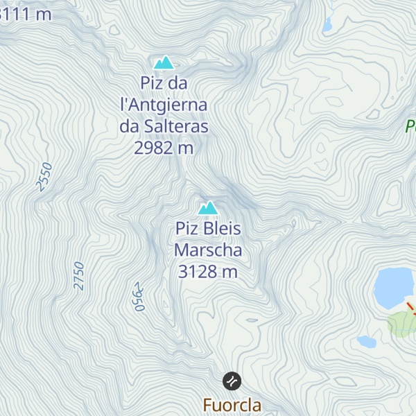 Map of Piz Bleis Marscha