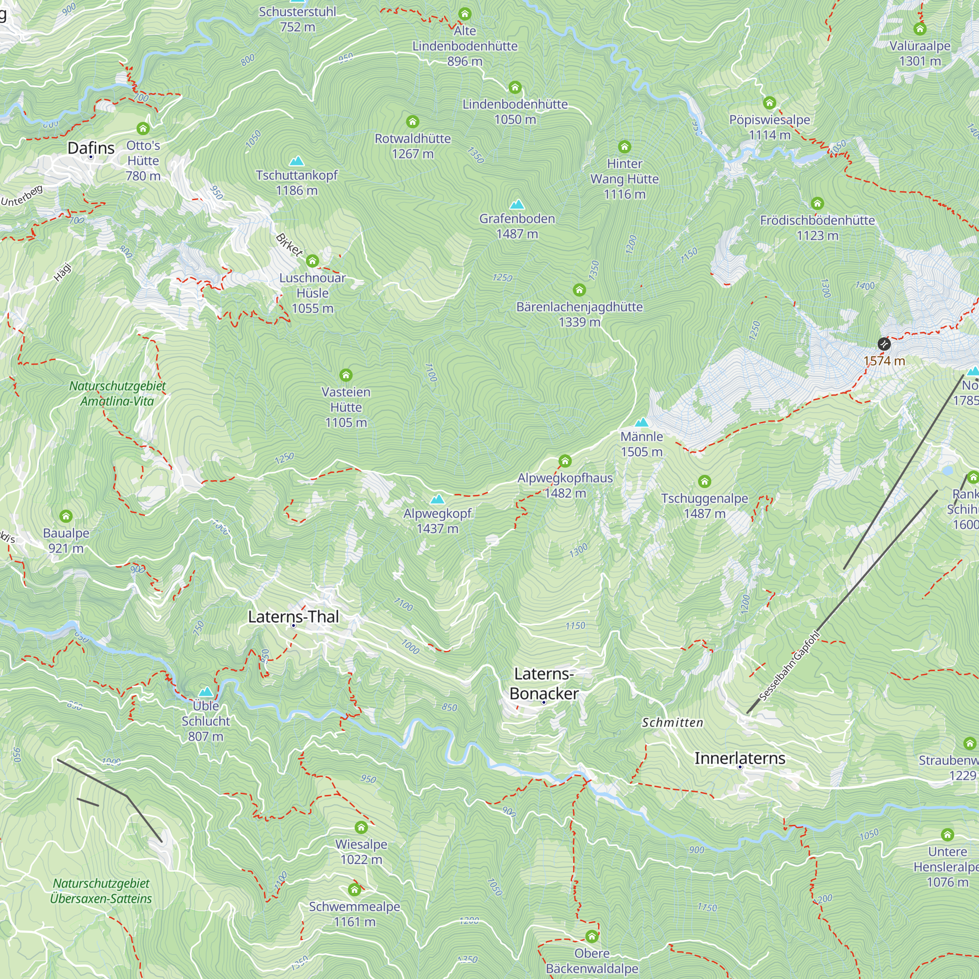 Alpwegalpe map