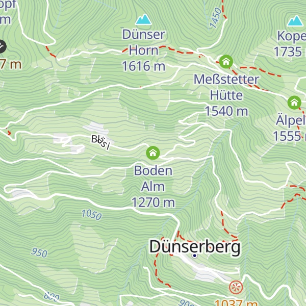 Map of Boden Alm