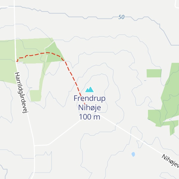 Map of Frendrup Nihøje