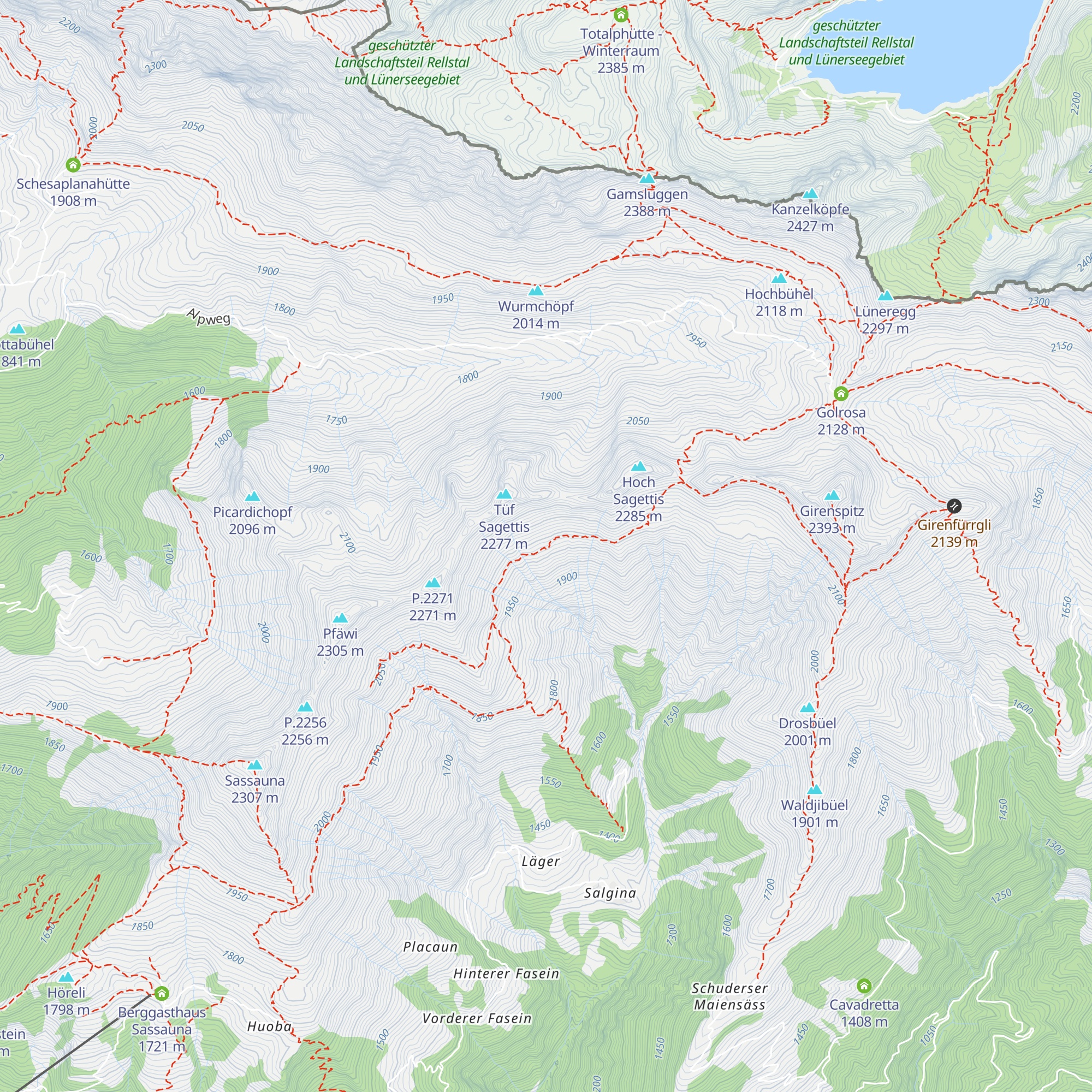 Obersäss map