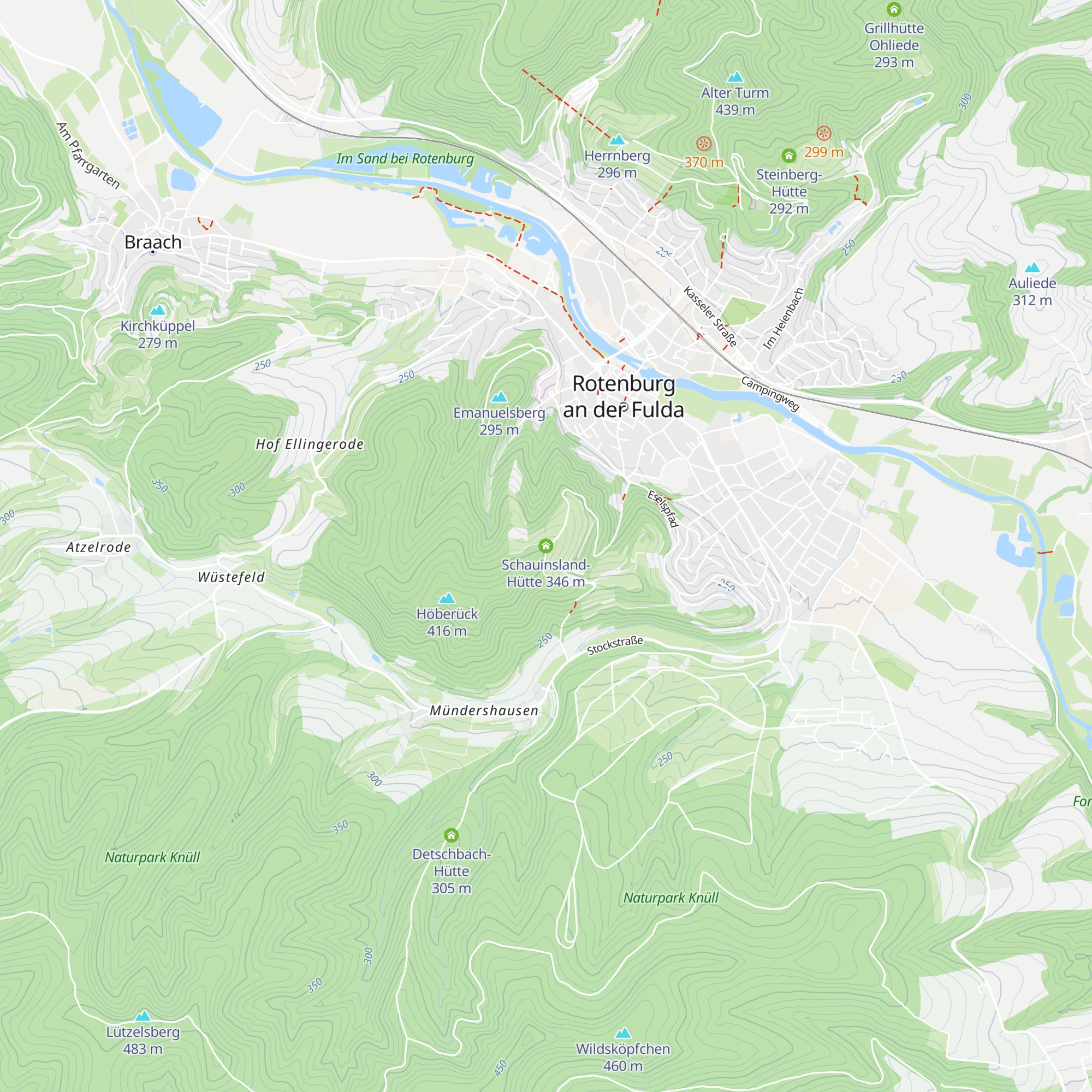 Schauinsland-Hütte map