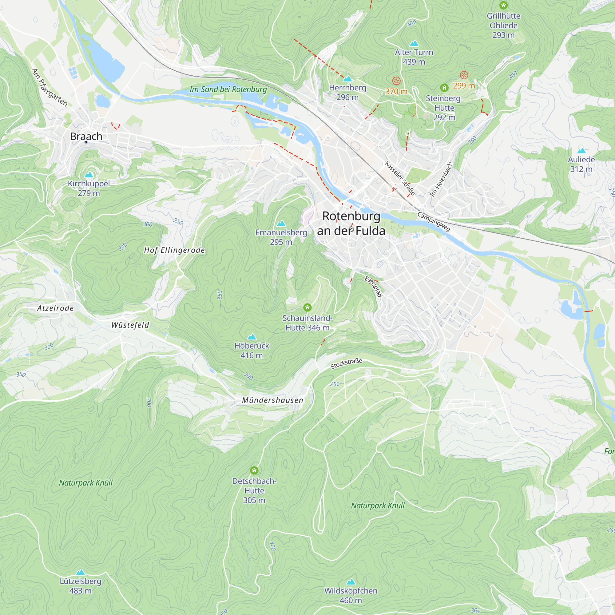Schauinsland-Hütte map