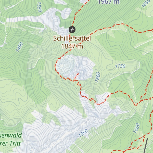 Map of Schillerkopf