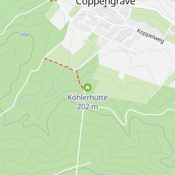 Map of Köhlerhütte
