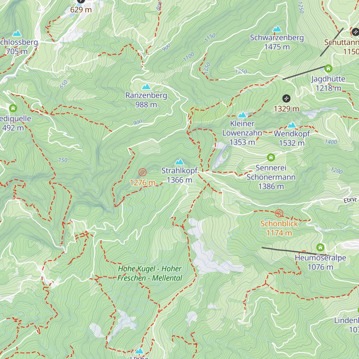 Emser Hütte map