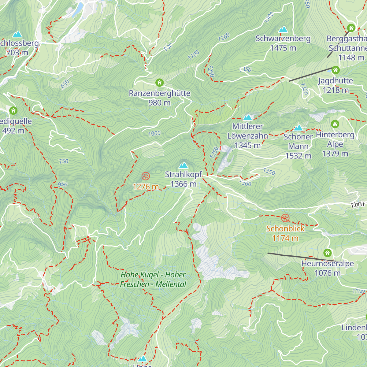 Emser Hütte map