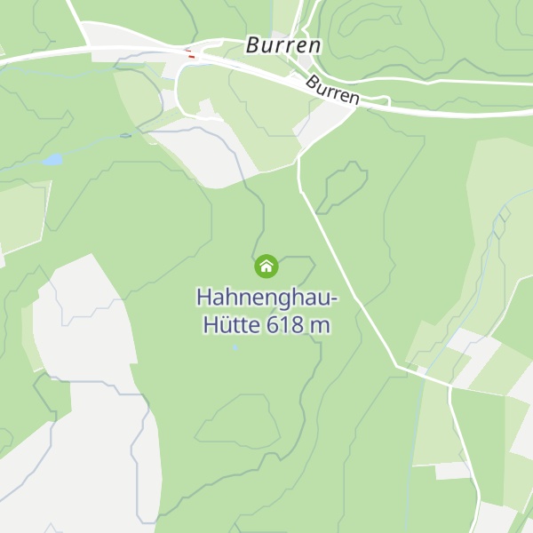Map of Hahnenghau-Hütte