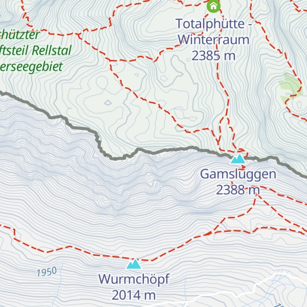 Map of Östlicher Totalpkopf