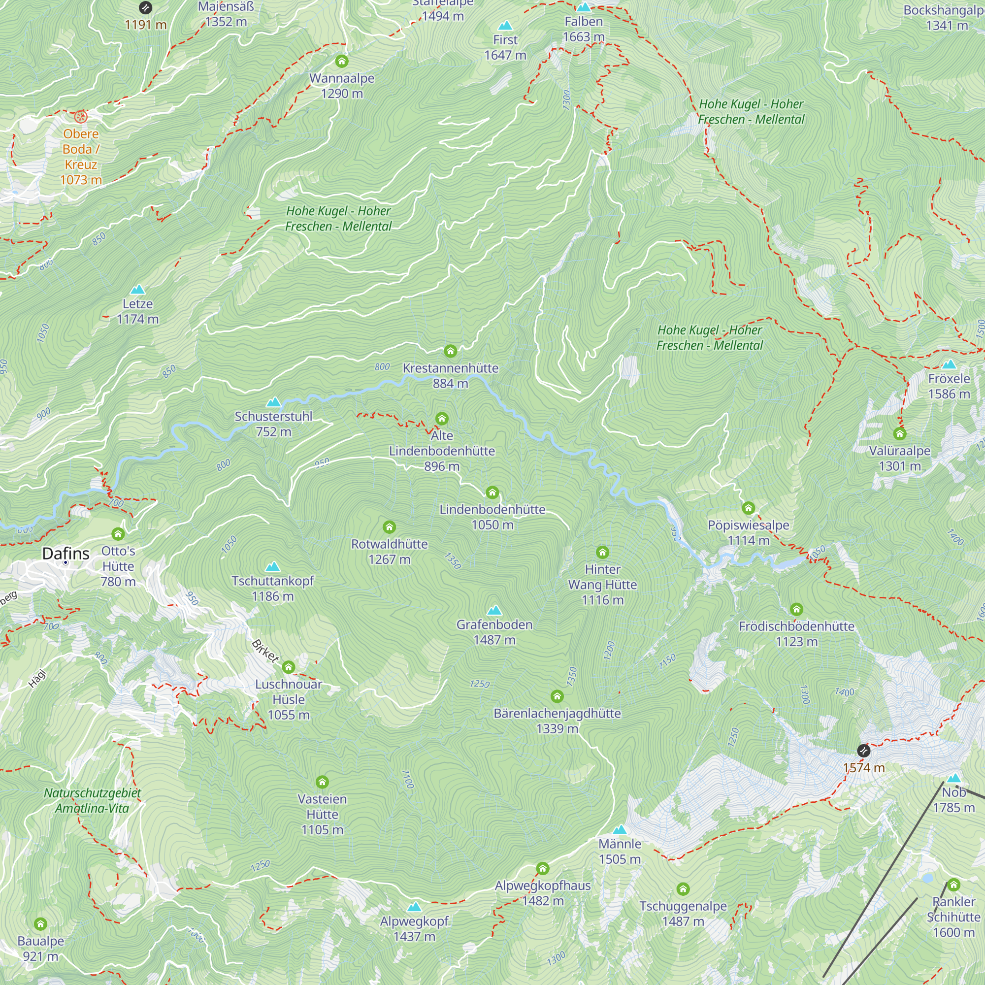 Lindenbodenhütte map