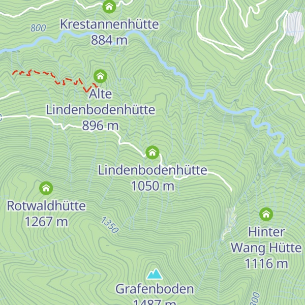 Map of Lindenbodenhütte