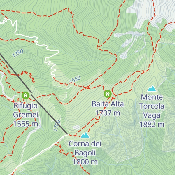 Map of Baita di Mezzo